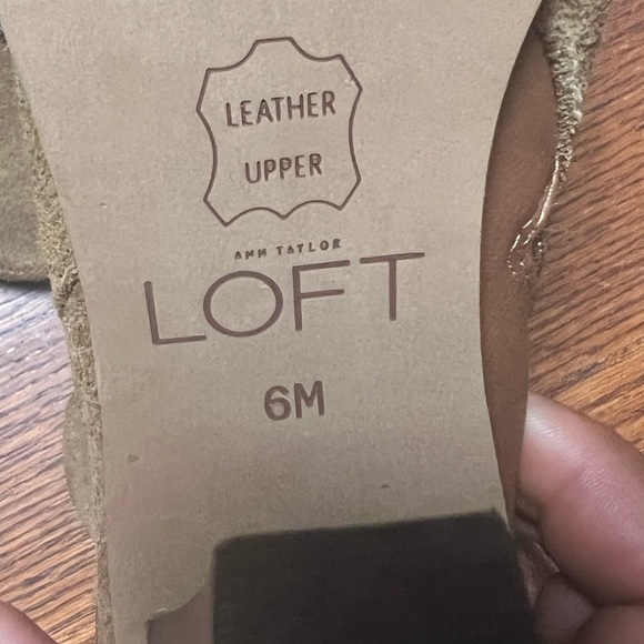 Ann Taylor Loft brown suede leather boots shoes size 6M - Picture 6 of 11